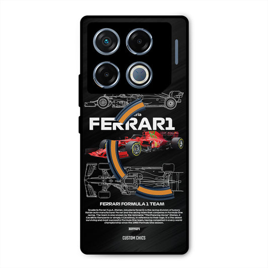 Red Formula Car Infinix GT 20 Pro Mobile Back Cover - Car&Bike PrintShield Case