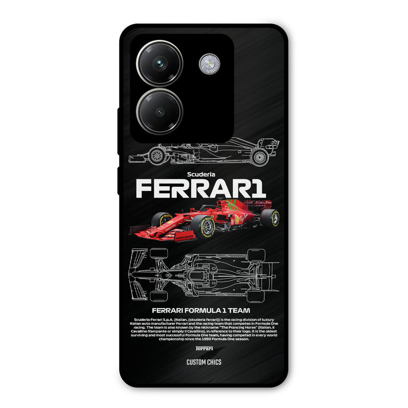 Red Formula Car Poco M7 Pro Mobile Back Cover - Car&Bike PrintShield Case