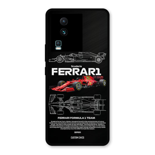 Red Formula Car IQOO Neo 7 Pro Mobile Back Cover - Car&Bike PrintShield Case