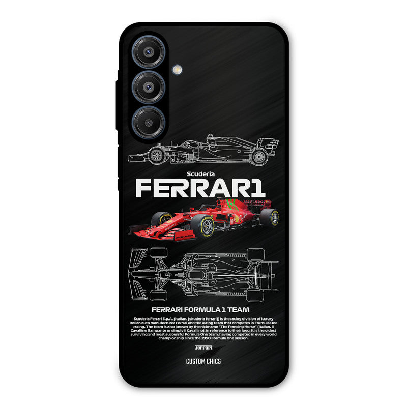 Red Formula Car Samsung Galaxy A16 5G Mobile Back Cover - Car&Bike PrintShield Case