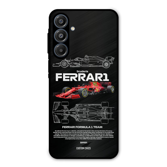 Red Formula Car Samsung Galaxy A16 5G Mobile Back Cover - Car&Bike PrintShield Case