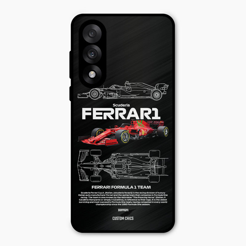 Red Formula Car Oneplus Nord 5 Mobile Back Cover - Car&Bike PrintShield Case