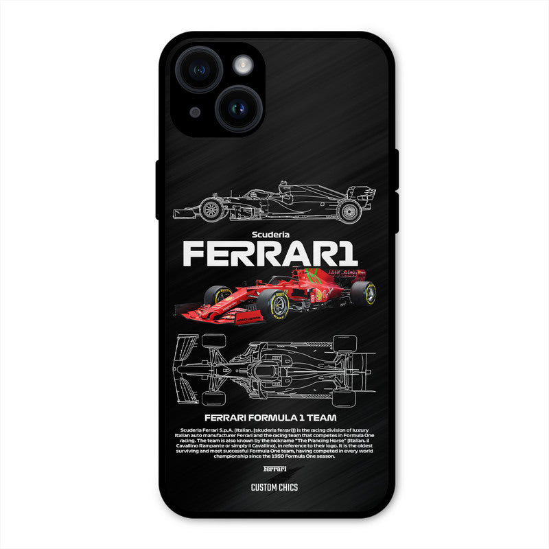 Red Formula Car iPhone 14 Plus Mobile Back Cover - Car&Bike PrintShield Case