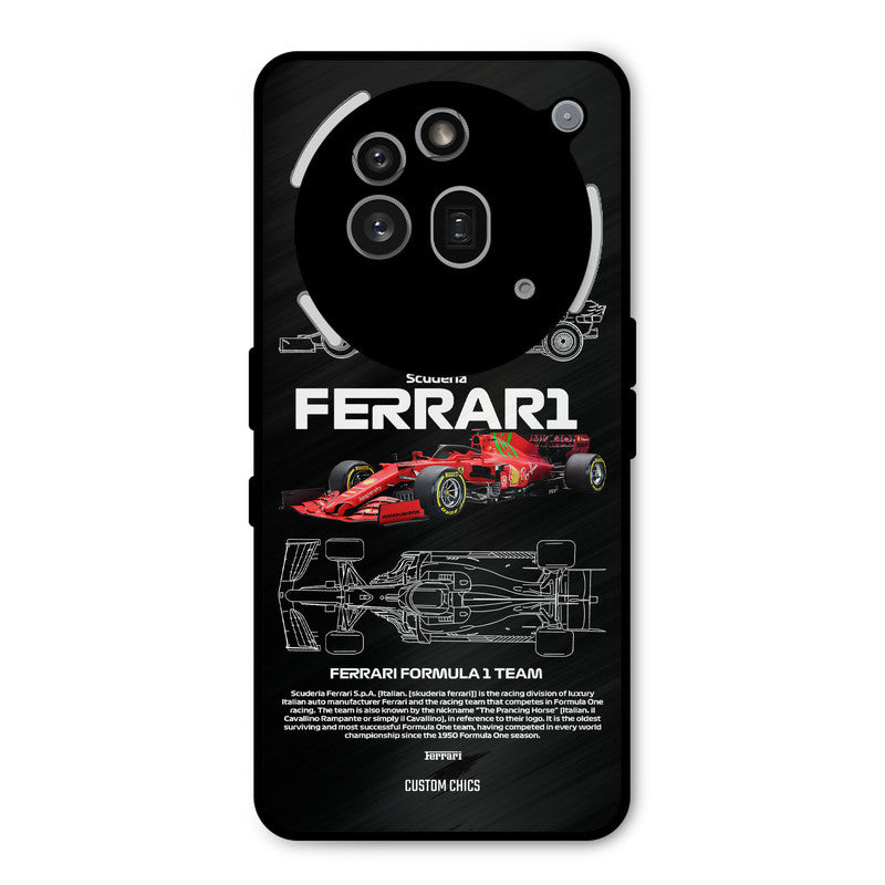 Red Formula Car Nothing Phone 3A Pro Mobile Back Cover - Car&Bike PrintShield Case