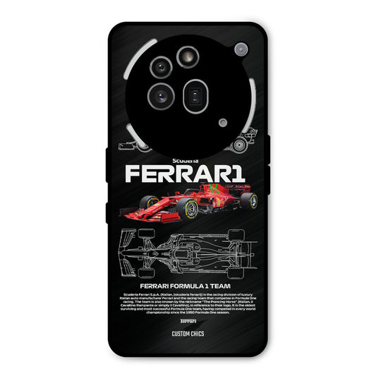 Red Formula Car Nothing Phone 3A Pro Mobile Back Cover - Car&Bike PrintShield Case