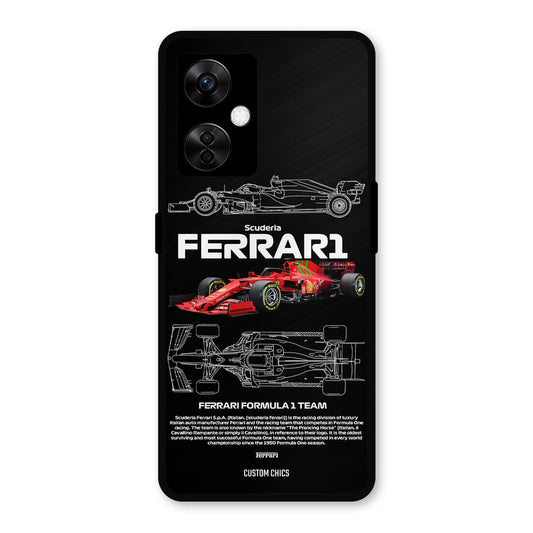 Red Formula Car OnePlus Nord CE 3 Lite Mobile Back Cover - Car&Bike PrintShield Case