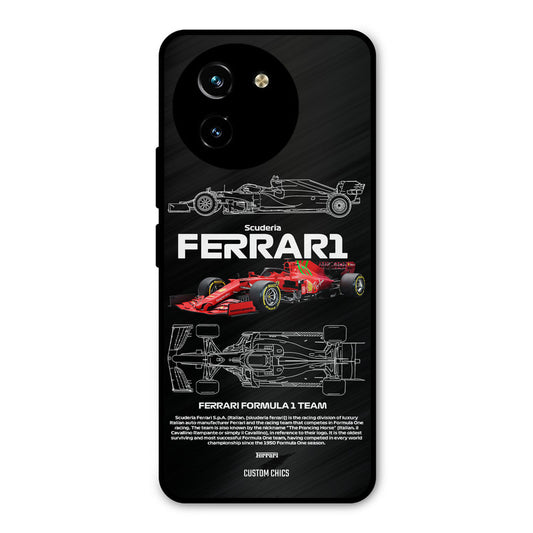 Red Formula Car Vivo Y200i Mobile Back Cover - Car&Bike PrintShield Case