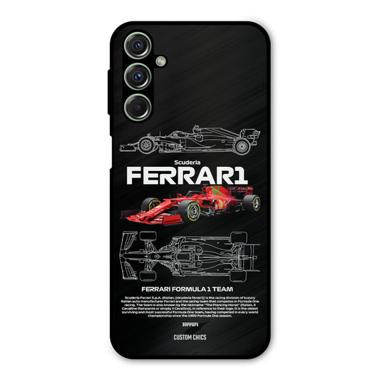 Red Formula Car Samsung Galaxy M34 Mobile Back Cover - Car&Bike PrintShield Case