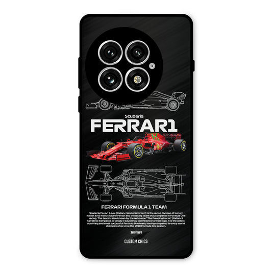 Red Formula Car Oneplus 13 Mobile Back Cover - Car&Bike PrintShield Case