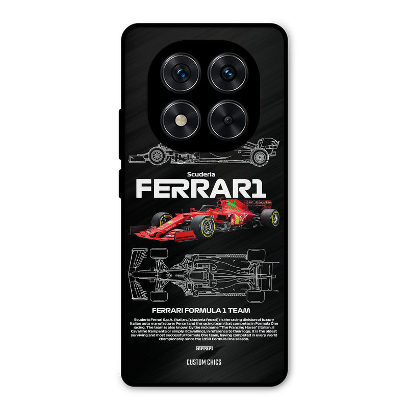 Red Formula Car Redmi Note 14 Pro Mobile Back Cover - Car&Bike PrintShield Case