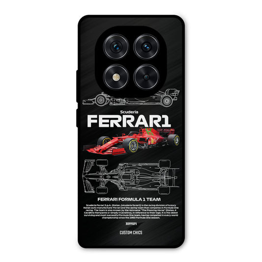 Red Formula Car Redmi Note 14 Pro Mobile Back Cover - Car&Bike PrintShield Case