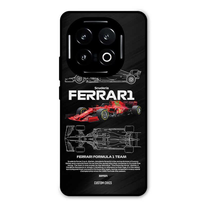 Red Formula Car iQOO 13 Mobile Back Cover - Car&Bike PrintShield Case