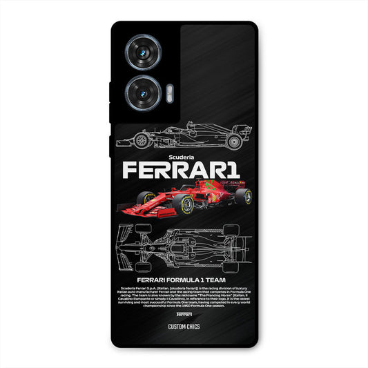 Red Formula Car Moto G96 Mobile Back Cover - Car&Bike PrintShield Case