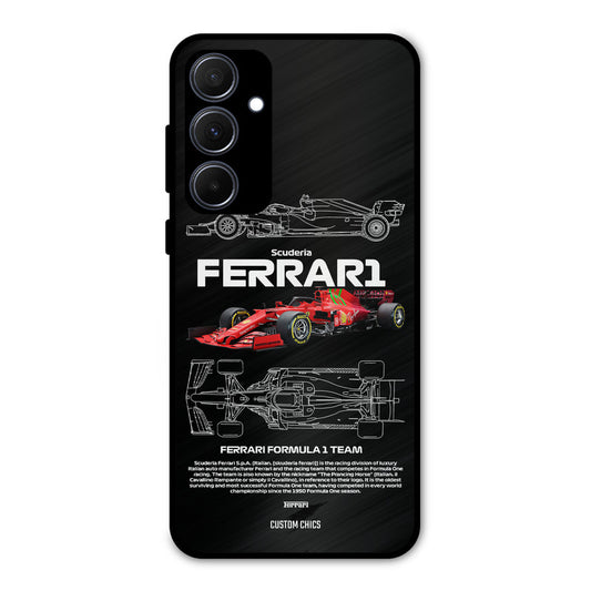 Red Formula Car Samsung Galaxy A35 5G Mobile Back Cover - Car&Bike PrintShield Case