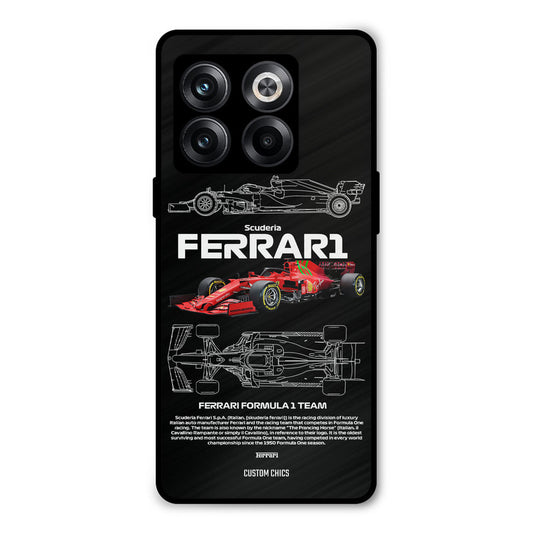 Red Formula Car Oneplus 10T Mobile Back Cover - Car&Bike PrintShield Case