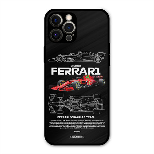 Red Formula Car iPhone 12 Pro Max Mobile Back Cover - Car&Bike PrintShield Case