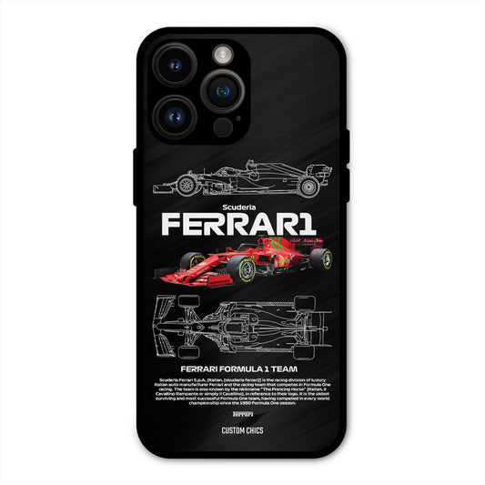 Red Formula Car iPhone 14 Pro Max Mobile Back Cover - Car&Bike PrintShield Case