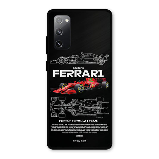 Red Formula Car Samsung Galaxy S20 FE 5G Mobile Back Cover - Car&Bike PrintShield Case