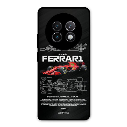 Red Formula Car Realme 13 Plus Mobile Back Cover - Car&Bike PrintShield Case