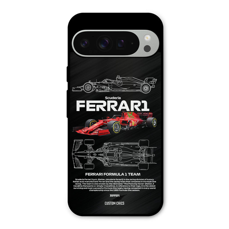 Red Formula Car Google Pixel 9 Pro XL Mobile Back Cover - Car&Bike PrintShield Case