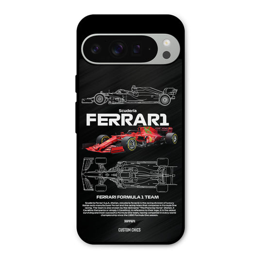 Red Formula Car Google Pixel 9 Pro XL Mobile Back Cover - Car&Bike PrintShield Case