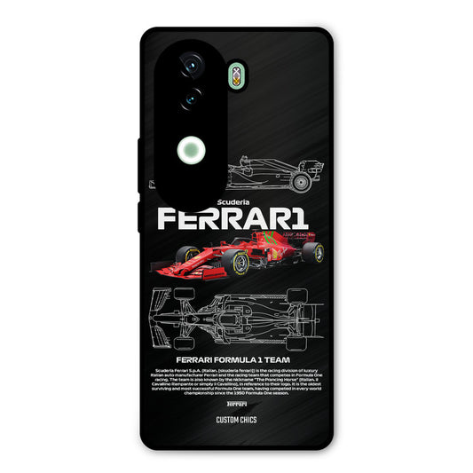 Red Formula Car iQOO Z9s Mobile Back Cover - Car&Bike PrintShield Case