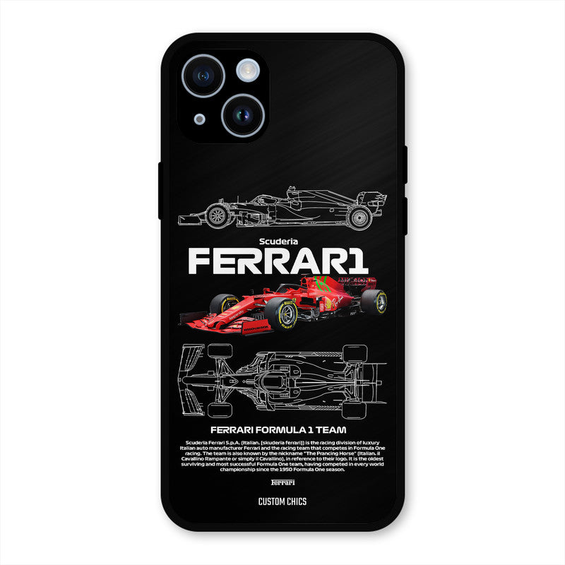 Red Formula Car iPhone 14 Mobile Back Cover - Car&Bike PrintShield Case