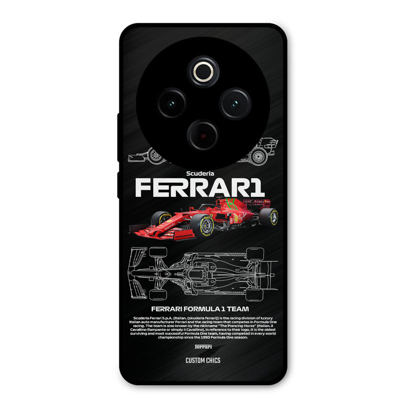 Red Formula Car iQoo Z10 Mobile Back Cover - Car&Bike PrintShield Case