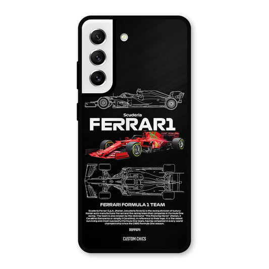 Red Formula Car Samsung Galaxy S21 FE 5G Mobile Back Cover - Car&Bike PrintShield Case