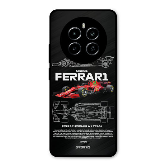 Red Formula Car Realme P1 5G Mobile Back Cover - Car&Bike PrintShield Case