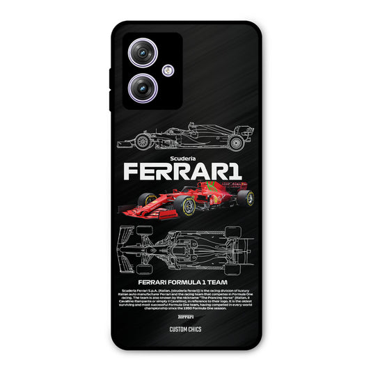 Red Formula Car Motorola G64 5G Mobile Back Cover - Car&Bike PrintShield Case
