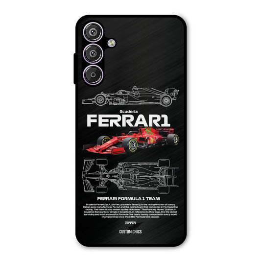 Red Formula Car Samsung Galaxy F15 Mobile Back Cover - Car&Bike PrintShield Case