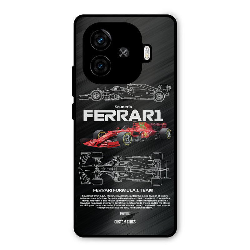 Red Formula Car iQoo Neo 10R Mobile Back Cover - Car&Bike PrintShield Case