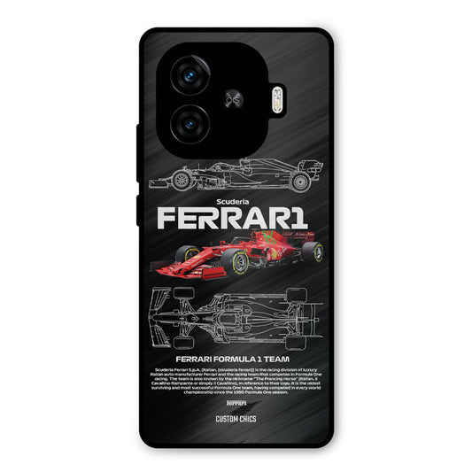 Red Formula Car iQoo Neo 10R Mobile Back Cover - Car&Bike PrintShield Case