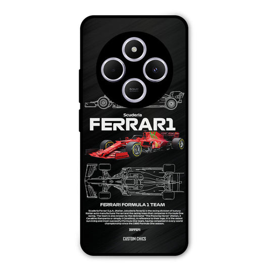 Red Formula Car Poco M7 Mobile Back Cover - Car&Bike PrintShield Case
