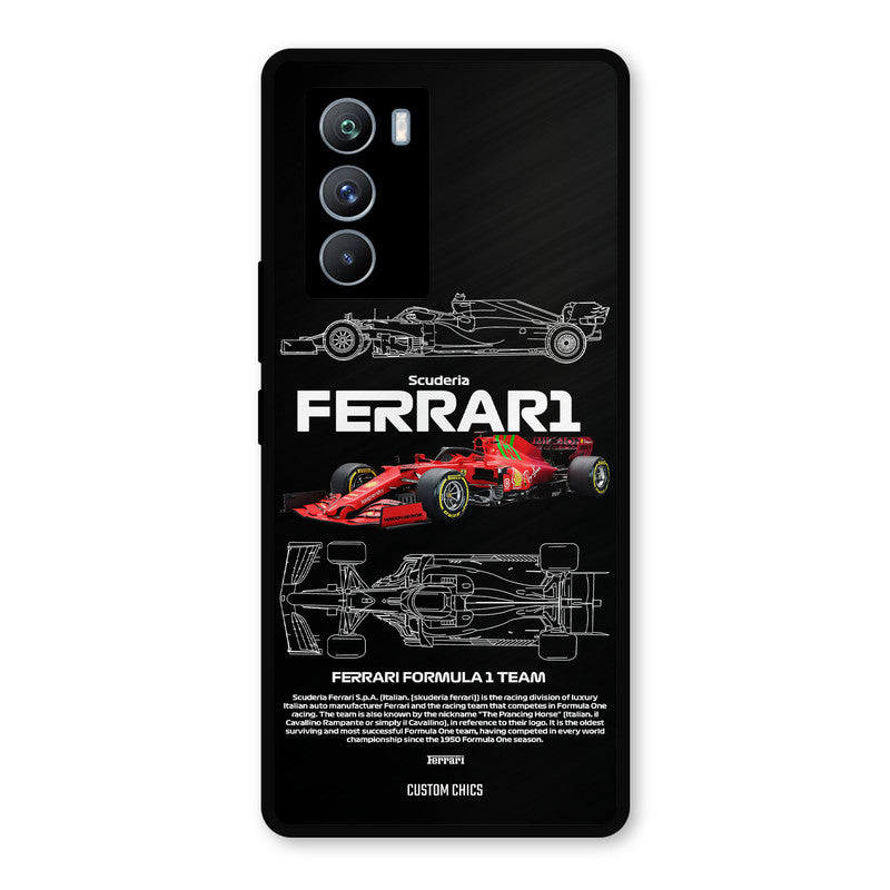 Red Formula Car iQOO 9SE Mobile Back Cover - Car&Bike PrintShield Case