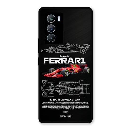 Red Formula Car iQOO 9SE Mobile Back Cover - Car&Bike PrintShield Case