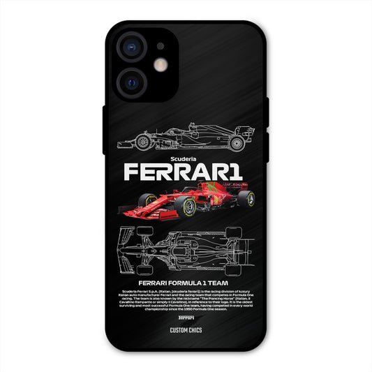 Red Formula Car iPhone 12 Mini Mobile Back Cover - Car&Bike PrintShield Case