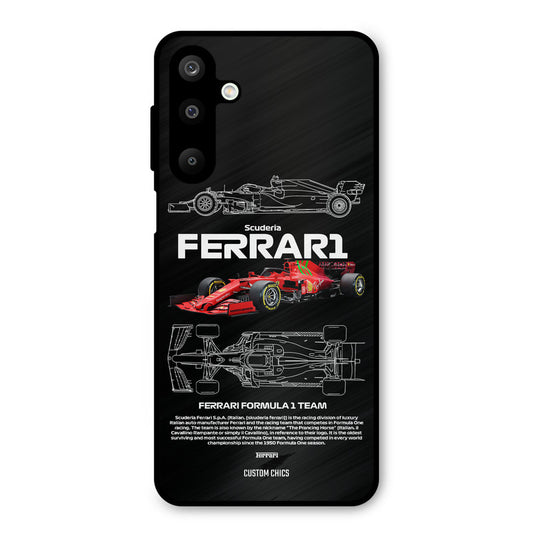 Red Formula Car Samsung Galaxy M16 Mobile Back Cover - Car&Bike PrintShield Case