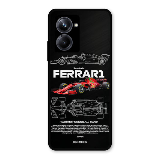 Red Formula Car Realme 10 Pro Mobile Back Cover - Car&Bike PrintShield Case