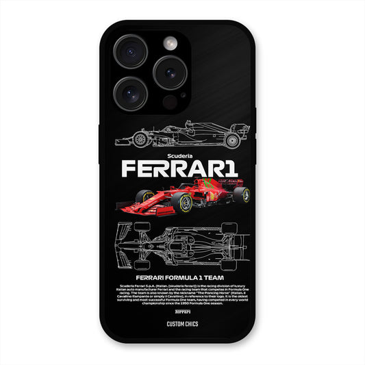 Red Formula Car iPhone 15 Pro Mobile Back Cover - Car&Bike PrintShield Case