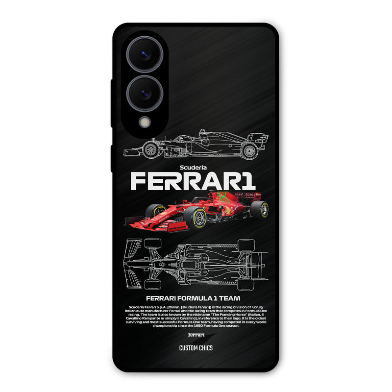 Red Formula Car Samsung Galaxy S25 Edge Mobile Back Cover - Car&Bike PrintShield Case