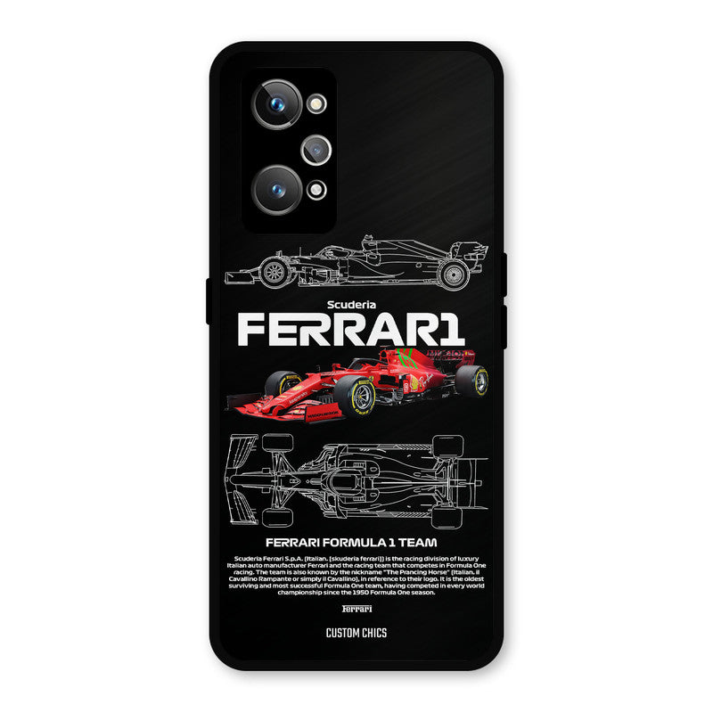 Red Formula Car Realme GT Neo 2 Mobile Back Cover - Car&Bike PrintShield Case