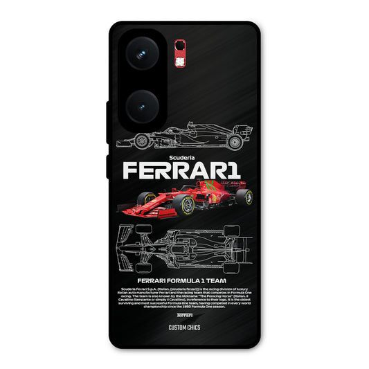Red Formula Car iQOO Neo 9 Pro Mobile Back Cover - Car&Bike PrintShield Case