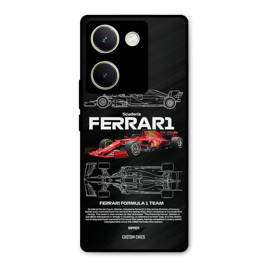 Red Formula Car Vivo Y200 Pro Mobile Back Cover - Car&Bike PrintShield Case