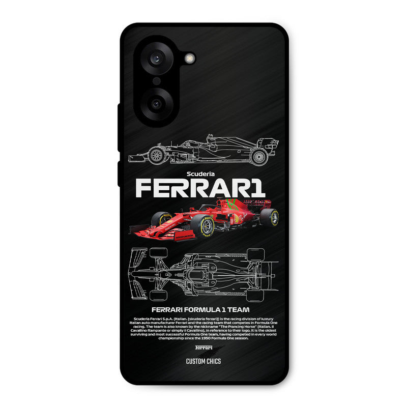 Red Formula Car Oneplus Nord CE5 Mobile Back Cover - Car&Bike PrintShield Case