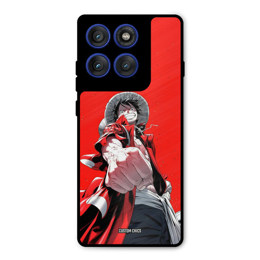 Red Luffy Motorola Edge 60 Pro Mobile Back Cover - Anime PrintShield Case