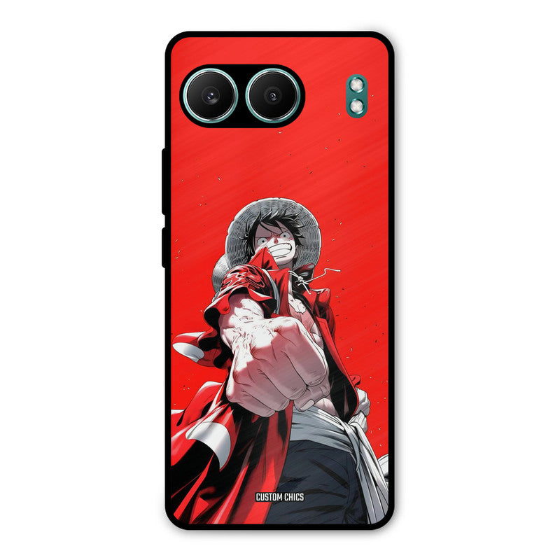 Red Luffy OnePlus Nord 4 Mobile Back Cover - Anime PrintShield Case