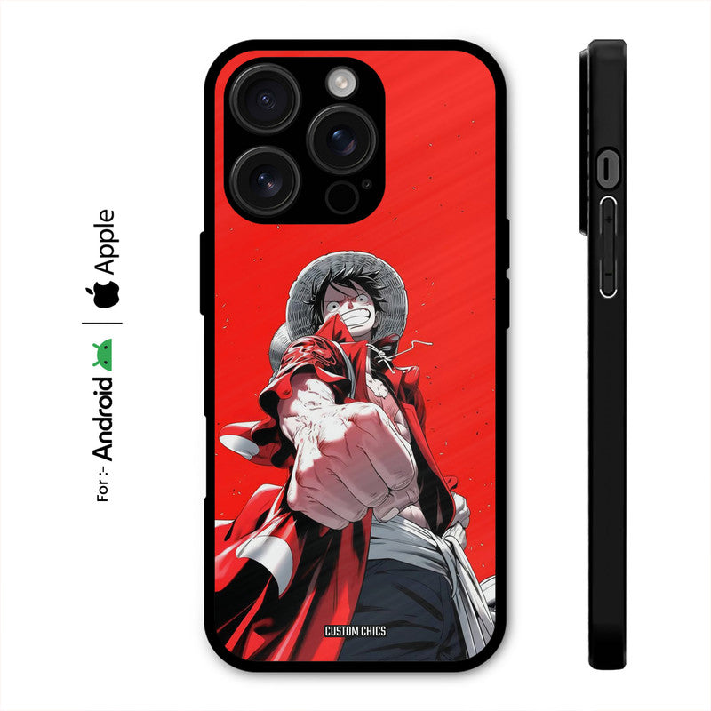 Red Luffy Case – Premium PrintShield Mobile Cover