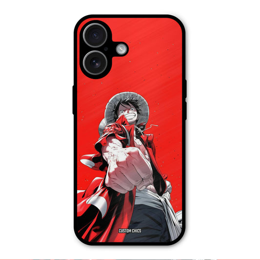 Red Luffy iPhone 17 Case – Premium PrintShield Mobile Cover